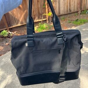 BEIS Black The Weekender Bag